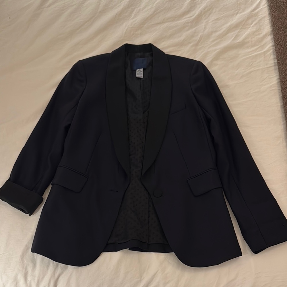 J. Crew Navy Blazer Classic Design